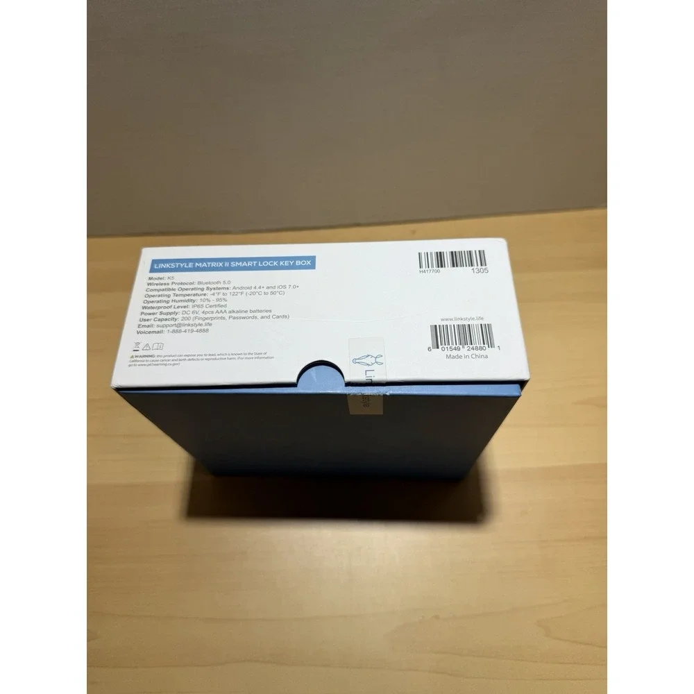 LINKSTYLE Matrix II Smart Lock Key Box Model k-5